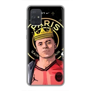 Чохол (TPU) з Футболістом на Samsung Galaxy A72 (Mbappe King)