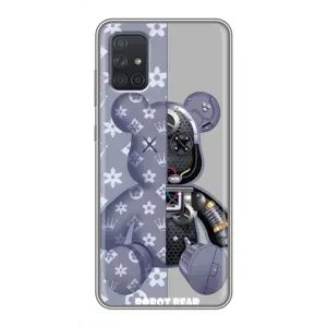 Силіконовий чохол для Samsung Galaxy A72 (Ведмідь Louis Vuitton)