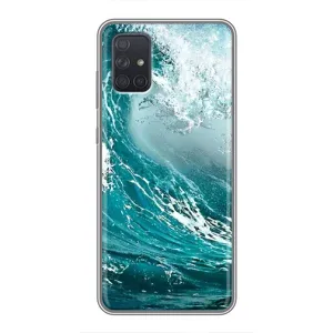 Летний Чехол на Samsung Galaxy A72 (Морская волна)