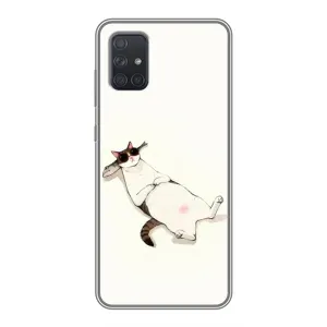 Чохол на тематику: Коти для Samsung Galaxy A72 (Відпочинок)