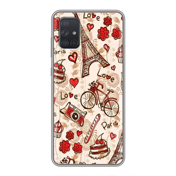 Чехол с рисунком «Париж мечта» для Samsung Galaxy A72 Чехол с рисунком «Париж мечта» для Samsung Galaxy A72