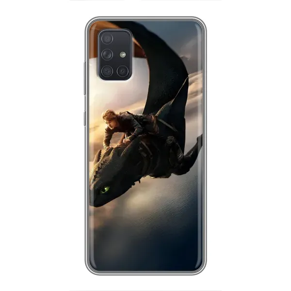 Чехол с рисунком «Полет Беззубика» для Samsung Galaxy A72 Чехол с рисунком «Полет Беззубика» для Samsung Galaxy A72