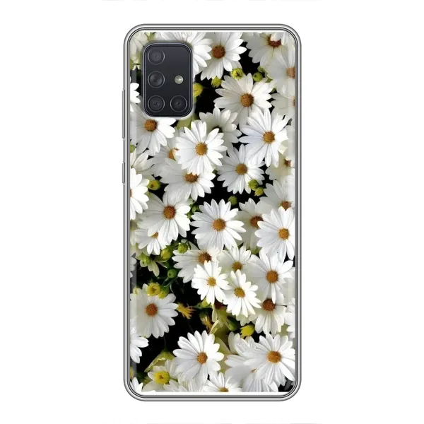 Чехол с рисунком «Рамка в ромашках» для Samsung Galaxy A72 Чехол с рисунком «Рамка в ромашках» для Samsung Galaxy A72