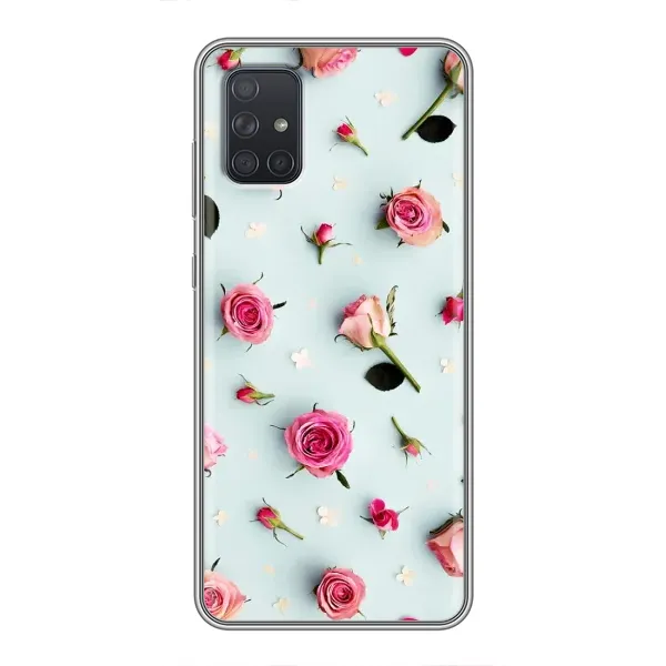 Чехол с рисунком «Разные цветы» для Samsung Galaxy A72 Чехол с рисунком «Разные цветы» для Samsung Galaxy A72