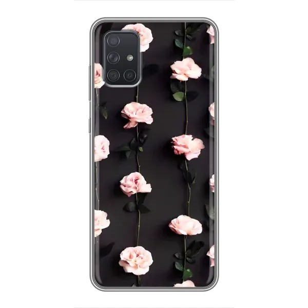 Чехол с рисунком «Розы» для Samsung Galaxy A72 Чехол с рисунком «Розы» для Samsung Galaxy A72