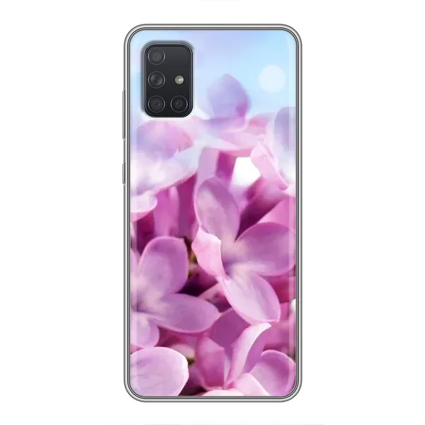 Чехол с рисунком «Сиреневые цветы» для Samsung Galaxy A72 Чехол с рисунком «Сиреневые цветы» для Samsung Galaxy A72