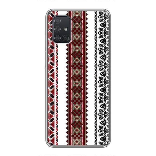 Чехол с рисунком «Вышиваночки» для Samsung Galaxy A72 Чехол с рисунком «Вышиваночки» для Samsung Galaxy A72