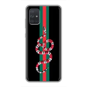 Чохли бренд ГУЧЧІ для Samsung Galaxy A72 (Змій Гуччі)