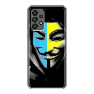 Чехол с Украинской символикой на Самсунг Галакси 73 (5G) (Анонимус патриот)