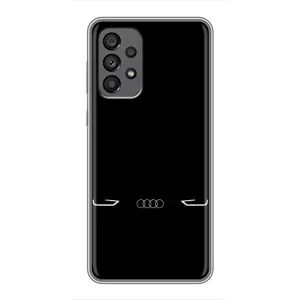 Силиконовый бампер с картинкой машины на Samsung Galaxy A73 (5G) (Силует Audi)