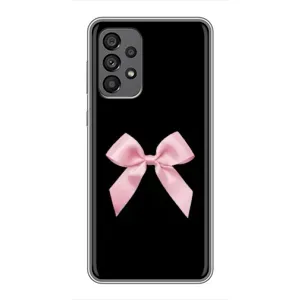 Чохол банти для Samsung Galaxy A73 (5G) (Бант на чорному)