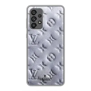Текстурный Чехол Louis Vuitton для Самсунг Галакси 73 (5G) (Белый ЛВ)
