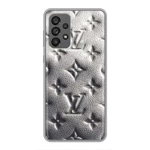 Текстурный Чехол Louis Vuitton для Самсунг Галакси 73 (5G) (Бежевый ЛВ)