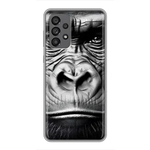 Чехлы с Горилой на Самсунг Галакси 73 (5G) (Черная обезьяна)