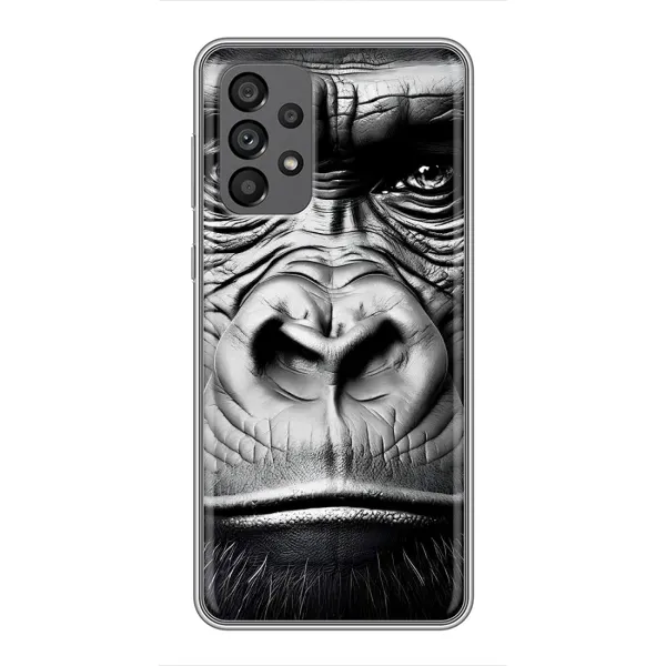 Чехол с рисунком «Черная обезьяна» для Samsung Galaxy A73 (5G) Чехол с рисунком «Черная обезьяна» для Samsung Galaxy A73 (5G)