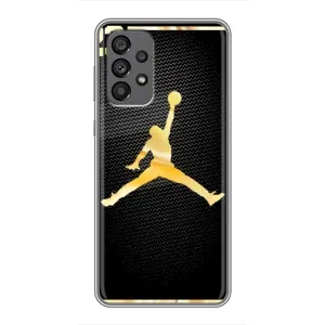 Силиконовый Чехол Nike Air Jordan на Самсунг Галакси 73 (5G) (Джордан 23)
