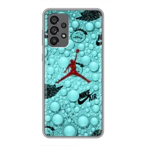 Силиконовый Чехол Nike Air Jordan на Самсунг Галакси 73 (5G) (Джордан Найк)