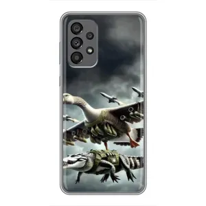 Чохол з мемами траралело тралала для Samsung Galaxy A73 (5G) (Гусіні і крокоділо)