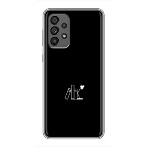 Чохол з картинками на чорному фоні для Samsung Galaxy A73 (5G) (Книжки)
