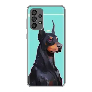 Чехол ДОБЕРМАН для Samsung Galaxy A73 (5G) (Король доберман)