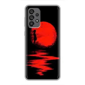 Літній Чохол на Samsung Galaxy A73 (5G) (Червоний Захід сонця)