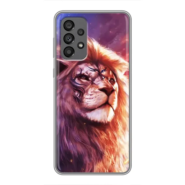 Чехол с рисунком «Красочный ЛЕВ» для Samsung Galaxy A73 (5G) Чехол с рисунком «Красочный ЛЕВ» для Samsung Galaxy A73 (5G)