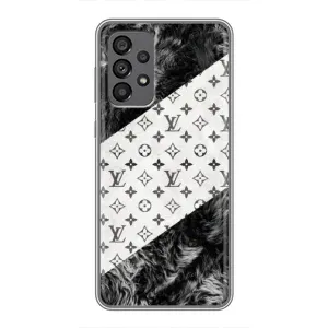 Чехол с рисунком «LV на белом» для Samsung Galaxy A73 (5G)