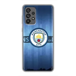 Силиконовые Чехлы принт Футбол на Samsung Galaxy A73 (5G) (ManCity)