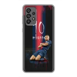 Чохол (TPU) з Футболістом на Samsung Galaxy A73 (5G) (MBAPPE 10)