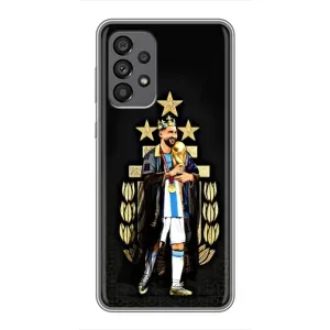 Чехлы Лео Месси Аргентина для Samsung Galaxy A73 (5G) (Месси король)