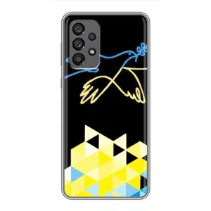 Чехол на Samsung Galaxy A73 (5G) Украинский дизайн (Мир для Украины)