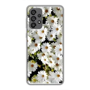 Чехол с ромашками на Samsung Galaxy A73 (5G) (Рамка в ромашках)