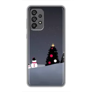Чехлы на Новый Год Samsung Galaxy A73 (5G) (Снеговички)