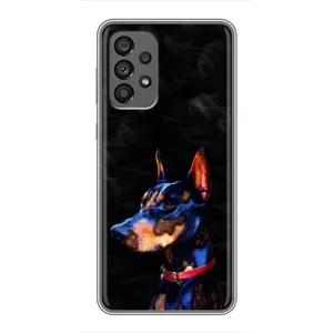 Бампер для Samsung Galaxy A73 (5G) с картинкой "Песики" (Собака Мопс)