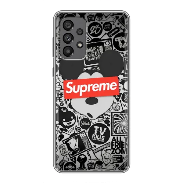 Чехол с рисунком «Supreme Маус» для Samsung Galaxy A73 (5G) Чехол с рисунком «Supreme Маус» для Samsung Galaxy A73 (5G)