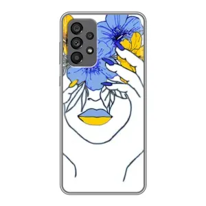 Чехол на Samsung Galaxy A73 (5G) Украинский дизайн (Украинка на всю голову)