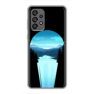 Літній Чохол на Samsung Galaxy A73 (5G) (Синій Водоспад)
