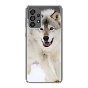 Чехол с Волком на Samsung Galaxy A73 (5G) (Волк на снегу)