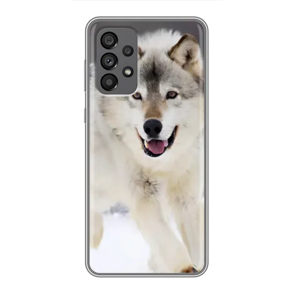 Чехол с рисунком «Волк на снегу» для Samsung Galaxy A73 (5G) Чехол с рисунком «Волк на снегу» для Samsung Galaxy A73 (5G)