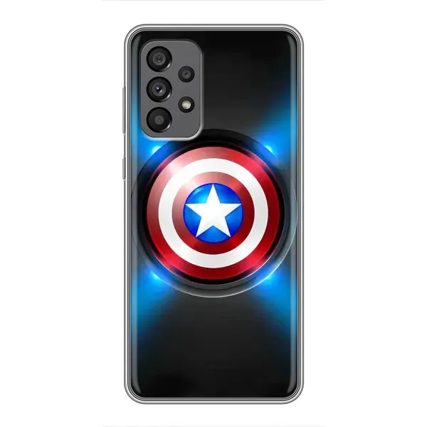Чехол с рисунком «Яркий Щит Капитана» для Samsung Galaxy A73 (5G) Чехол с рисунком «Яркий Щит Капитана» для Samsung Galaxy A73 (5G)