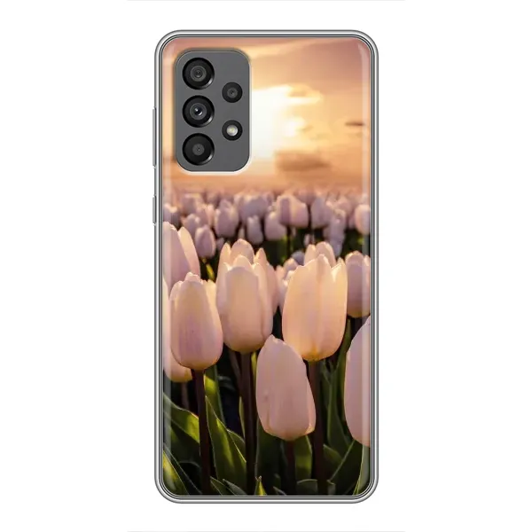 Чехол с рисунком «Закат с цветами» для Samsung Galaxy A73 (5G) Чехол с рисунком «Закат с цветами» для Samsung Galaxy A73 (5G)
