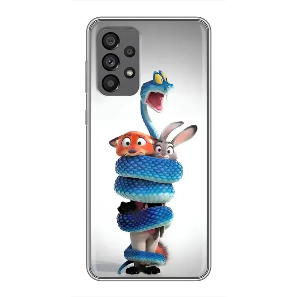 Чехол с рисунком «Змея Зоо» для Samsung Galaxy A73 (5G)