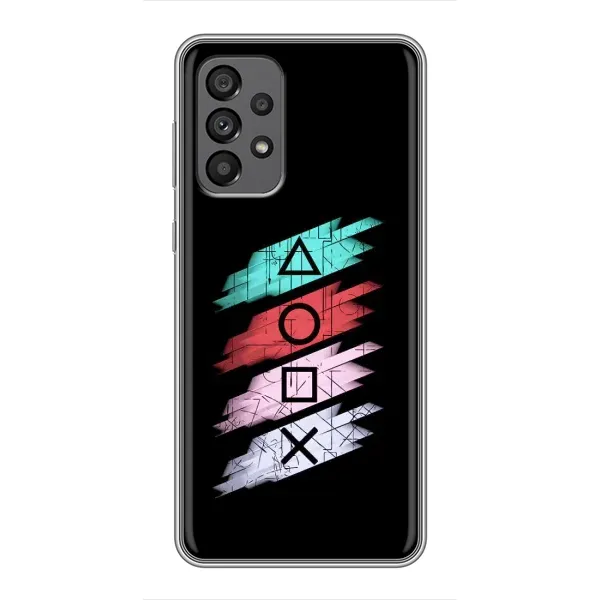 Чехол с рисунком «Значки Sony» для Samsung Galaxy A73 (5G) Чехол с рисунком «Значки Sony» для Samsung Galaxy A73 (5G)