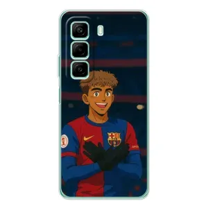 Чехол Ламин Ямаль на Смартфон Samsung Galaxy F36 можно записать русскими буквами и цифрами как: Самсунг Галакси Ф36. (Футболист Ямаль)