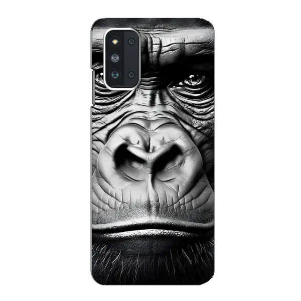 Чехол с рисунком «Черная обезьяна» для Samsung Galaxy F52 5G (E526) Чехол с рисунком «Черная обезьяна» для Samsung Galaxy F52 5G (E526)