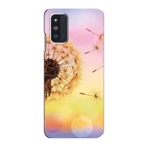 Силиконовый Чехол с одуванчиками на Samsung Galaxy F52 5G (E526) (Цветок-одуванчик)