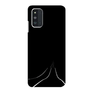 Чехол с картинками на черном фоне для Samsung Galaxy F52 5G (E526) (Дорога)