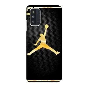 Силиконовый Чехол Nike Air Jordan на Самсунг Ф52 (Джордан 23)