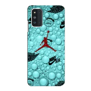 Силиконовый Чехол Nike Air Jordan на Самсунг Ф52 (Джордан Найк)