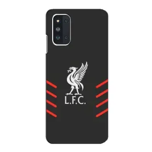 Силиконовые Чехлы принт Футбол на Samsung Galaxy F52 5G (E526) (Эмблема Liverpool)